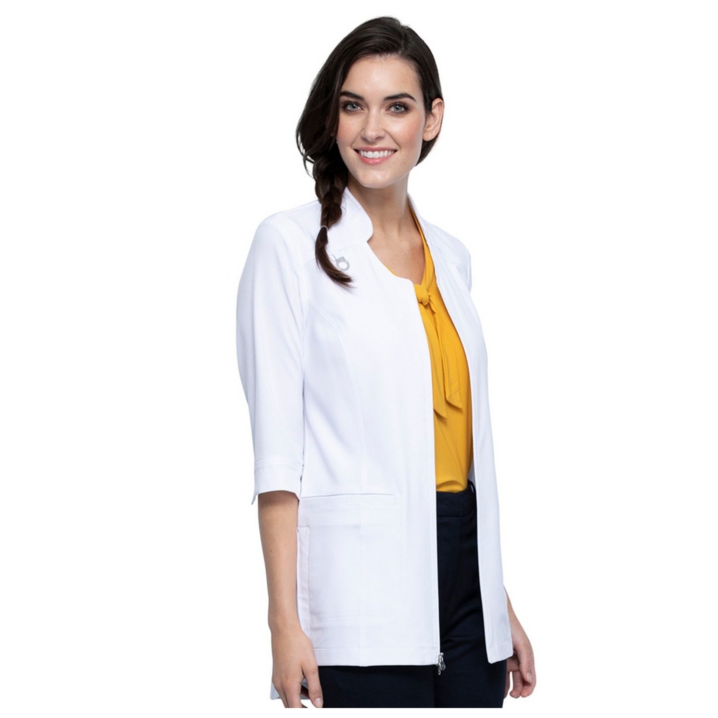 Zip Front Tunic - Cherokee Infinity - Antimicrobial