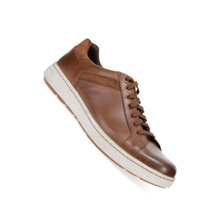 Trevor Tan Burnished Calf Slip Resistant Men's Sneaker by Dansko