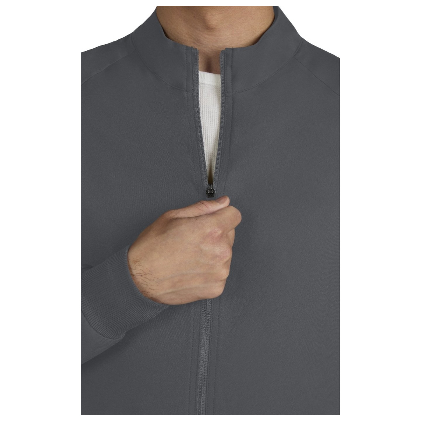 C401 Cureology Men's Alpha Zip Front Warm Up Jacket by koi