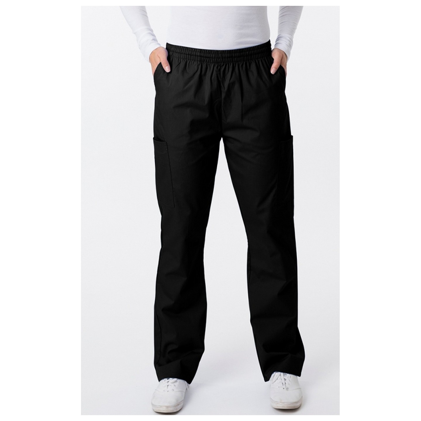 Ensemble de gommage unisexe classique avec taille élastique par Greentown - Black