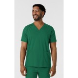6351 Boundless Men's Multi-Pocket V-Neck Scrub Top by WINK