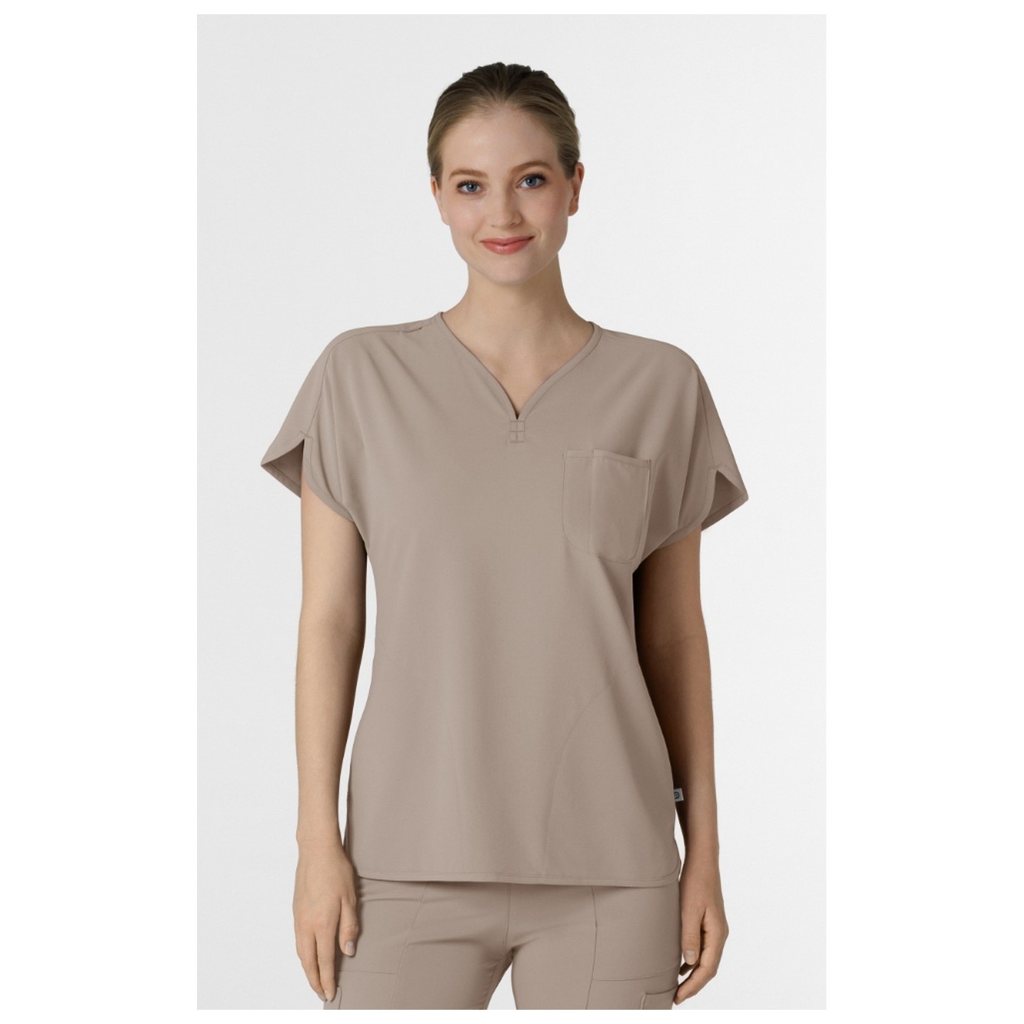 6634 RENEW Women's Dolman Y-Neck Scrub Top by WINK