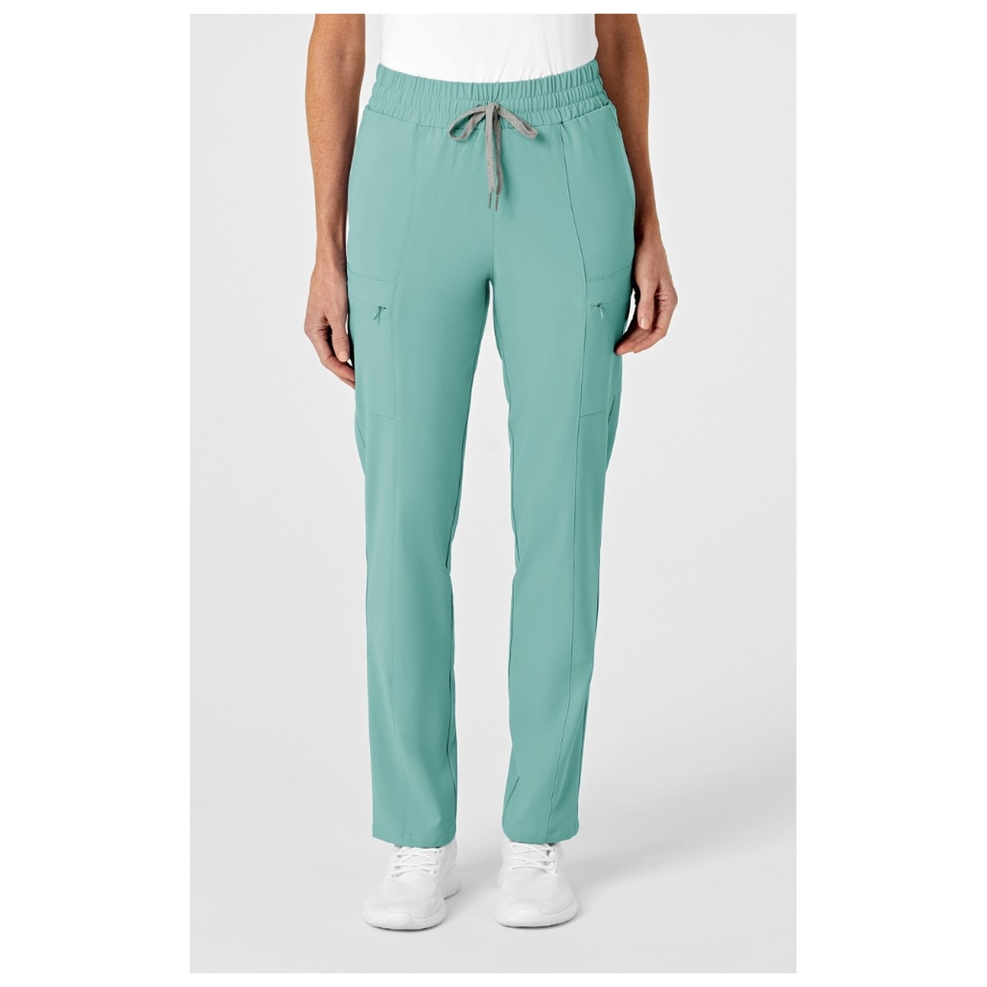 5334P Petite WonderWink Renew Pantalon de Jambe Mince a Taille Haute des Femmes