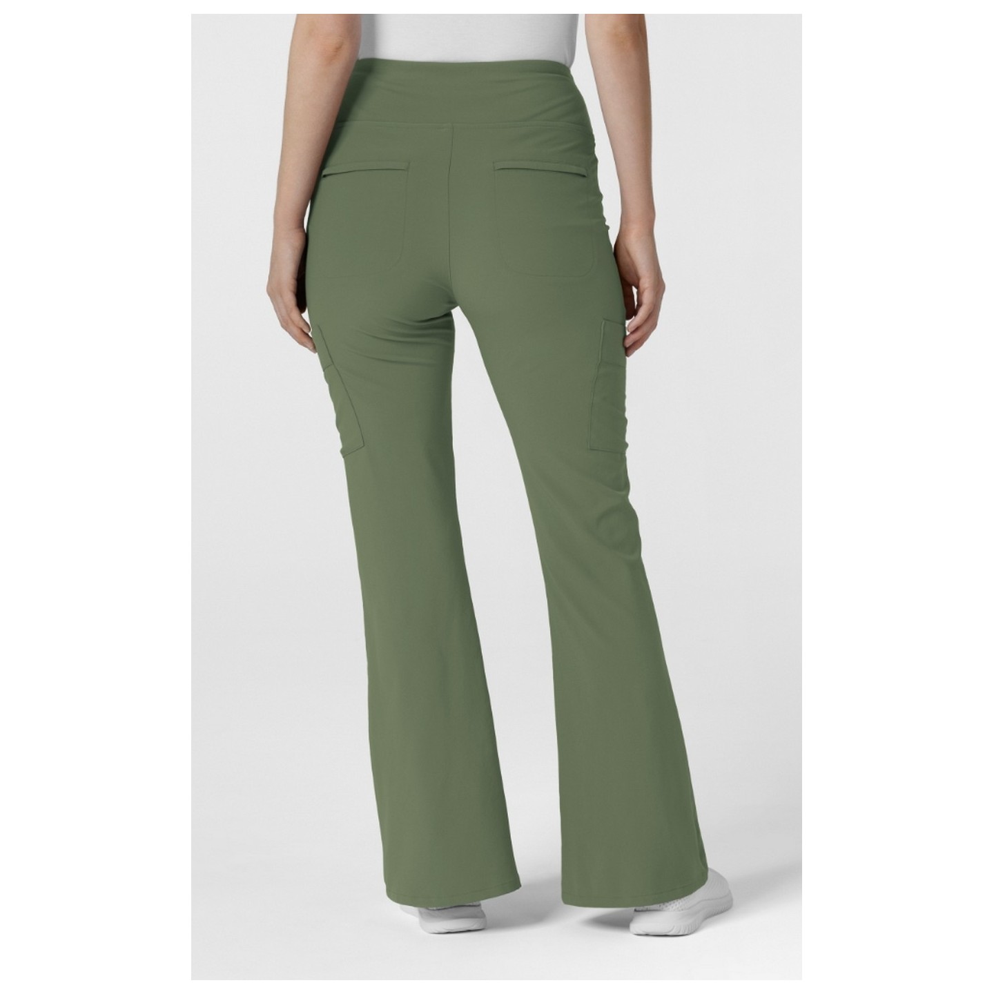5534 RENEW Women's Flare Leg 7 Pocket Cargo Pant by WINK