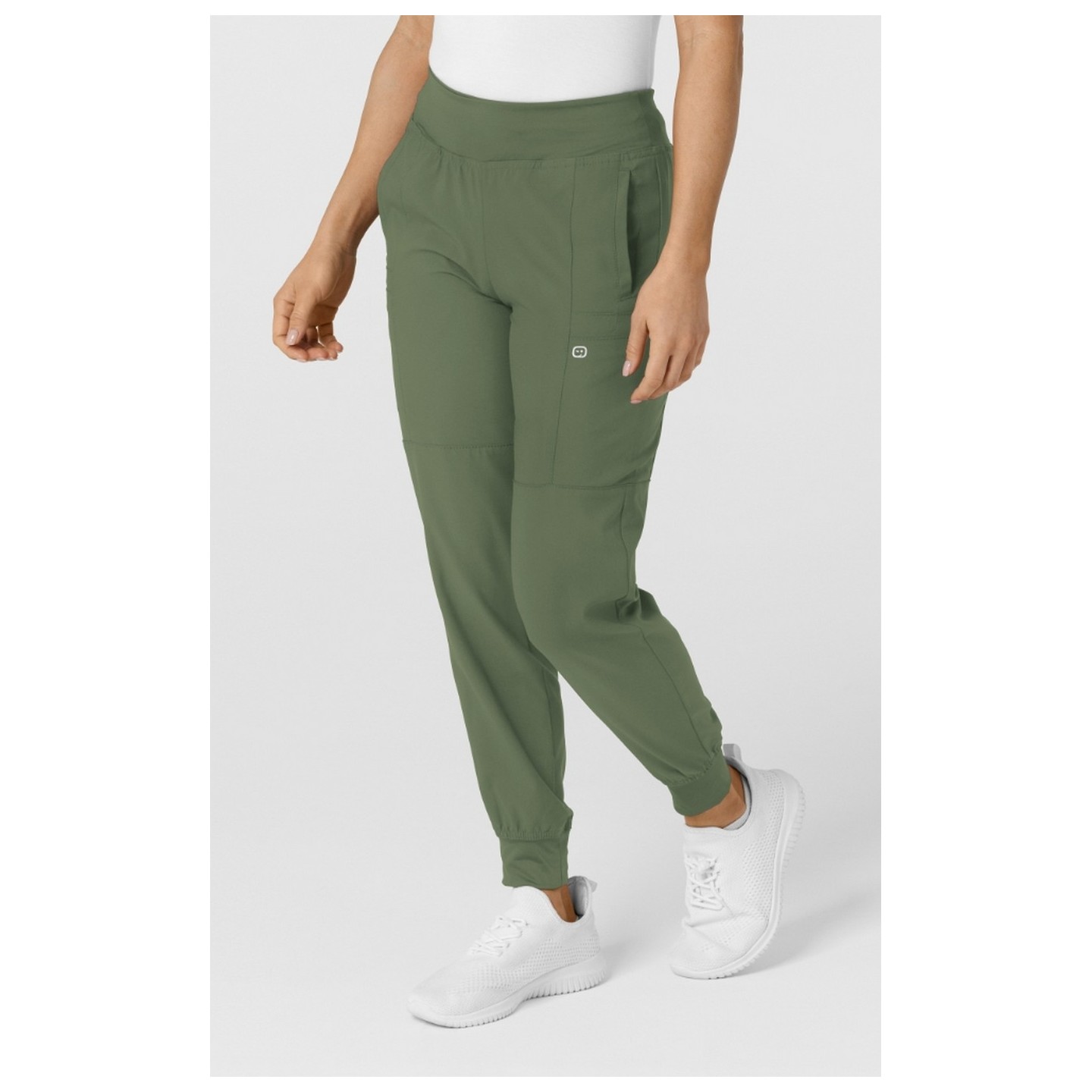 5555 W123 by WonderWink - Comfort Waist Cargo Jogger Scrub Pants