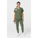 5555P Petite W123 by WonderWink - Comfort Waist Cargo Jogger Scrub Pants