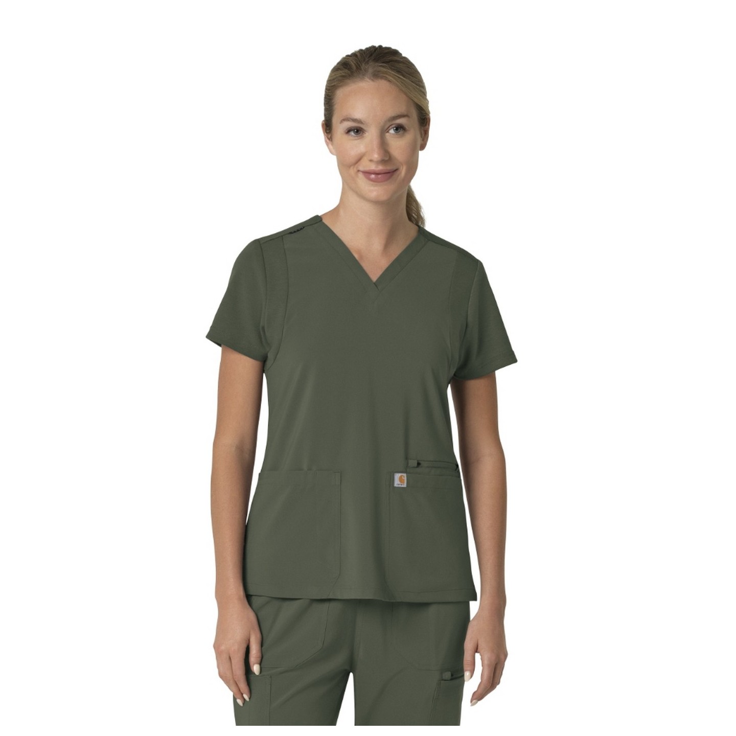 C13210 Carhartt Force Cross-Flex Haut avec Panneaux Extensibles pour Femmes