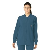 C82210 Carhartt Force Cross-Flex Women's Snap Front Shirt Jacket