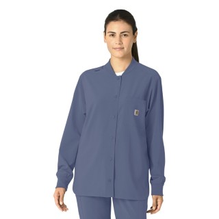 C82210 Carhartt Force Cross-Flex Women's Snap Front Shirt Jacket