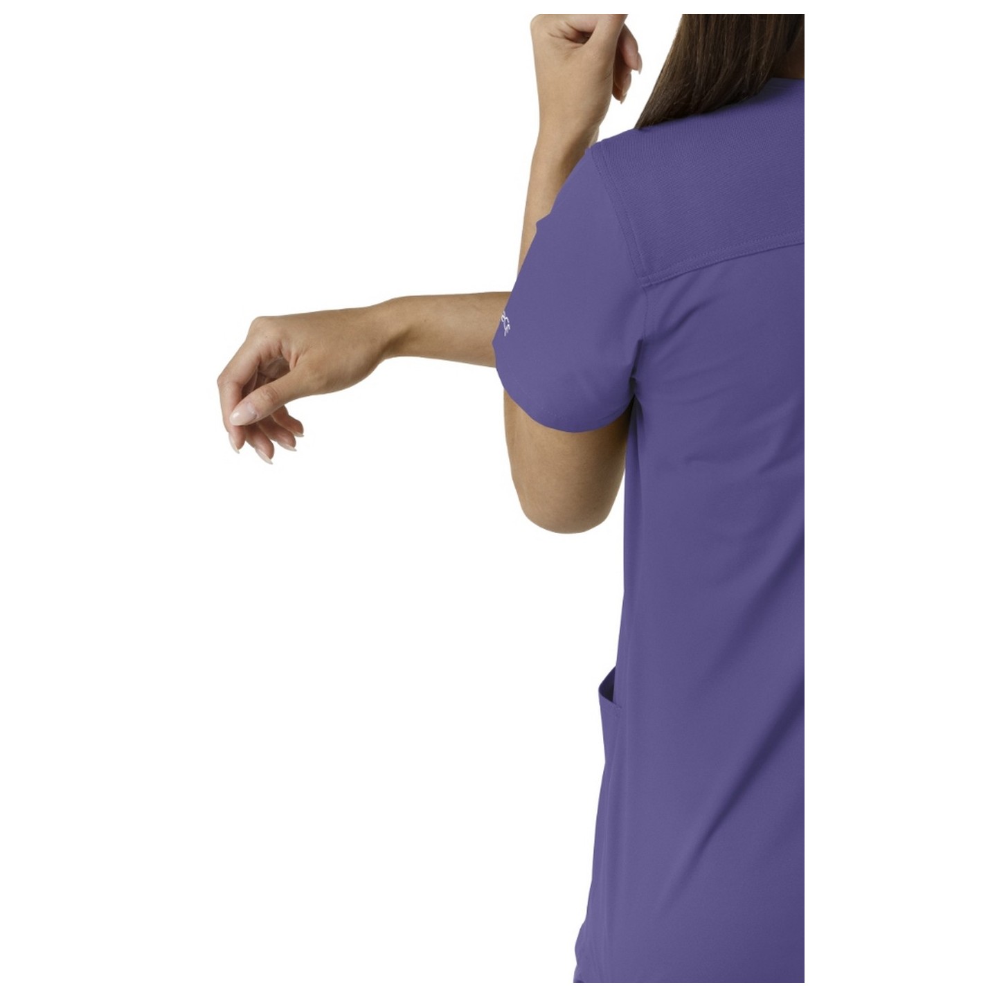 C12313 Carhartt Force Essentials V-Neck Top with Knit Side Panels