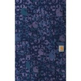 C13414 Carhartt 4 Pocket V-Neck Print Top - Geo Logo Navy