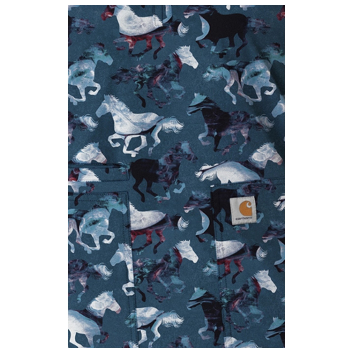 C13214 Carhartt Force Cross-Flex Tunique à Col Cranté Imprimé - Filly Trot