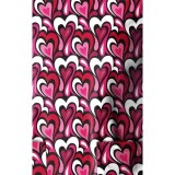 6147 WINK 2 Pocket V-Neck Print Top - Heart Flow