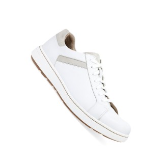 Trevor White Calf Slip Resistant Men's Sneaker by Dansko