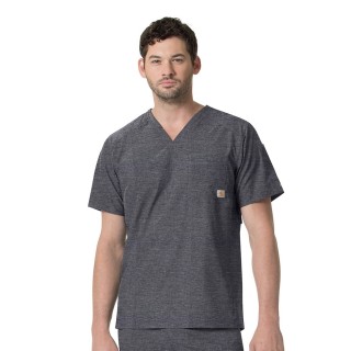 C15106 Carhartt Liberty Men's Slim Fit V-Neck Scrub Top