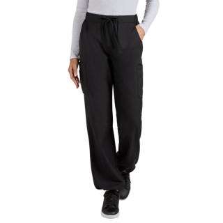 S701 Smiley World Jubilant Relaxed Adjustable Hem Pant by koi