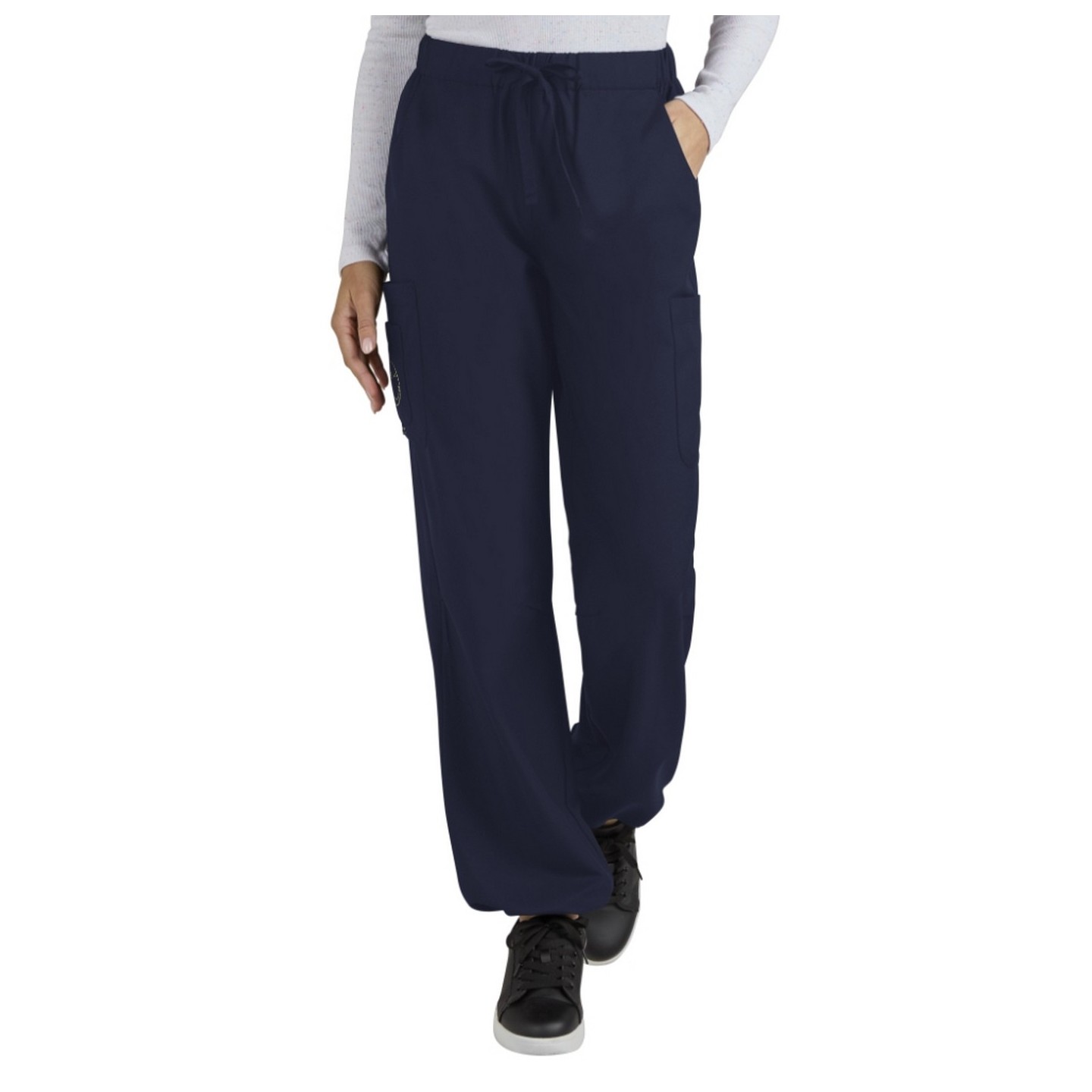 S701 Smiley World Jubilant Relaxed Adjustable Hem Pant by koi