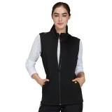 S402 Smiley World Amused Fleece Vest by koi 