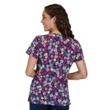 S102PR Smiley World Adoring Print Top by koi - Smile Daisy