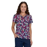 S102PR Smiley World Adoring Print Top by koi - Smile Daisy