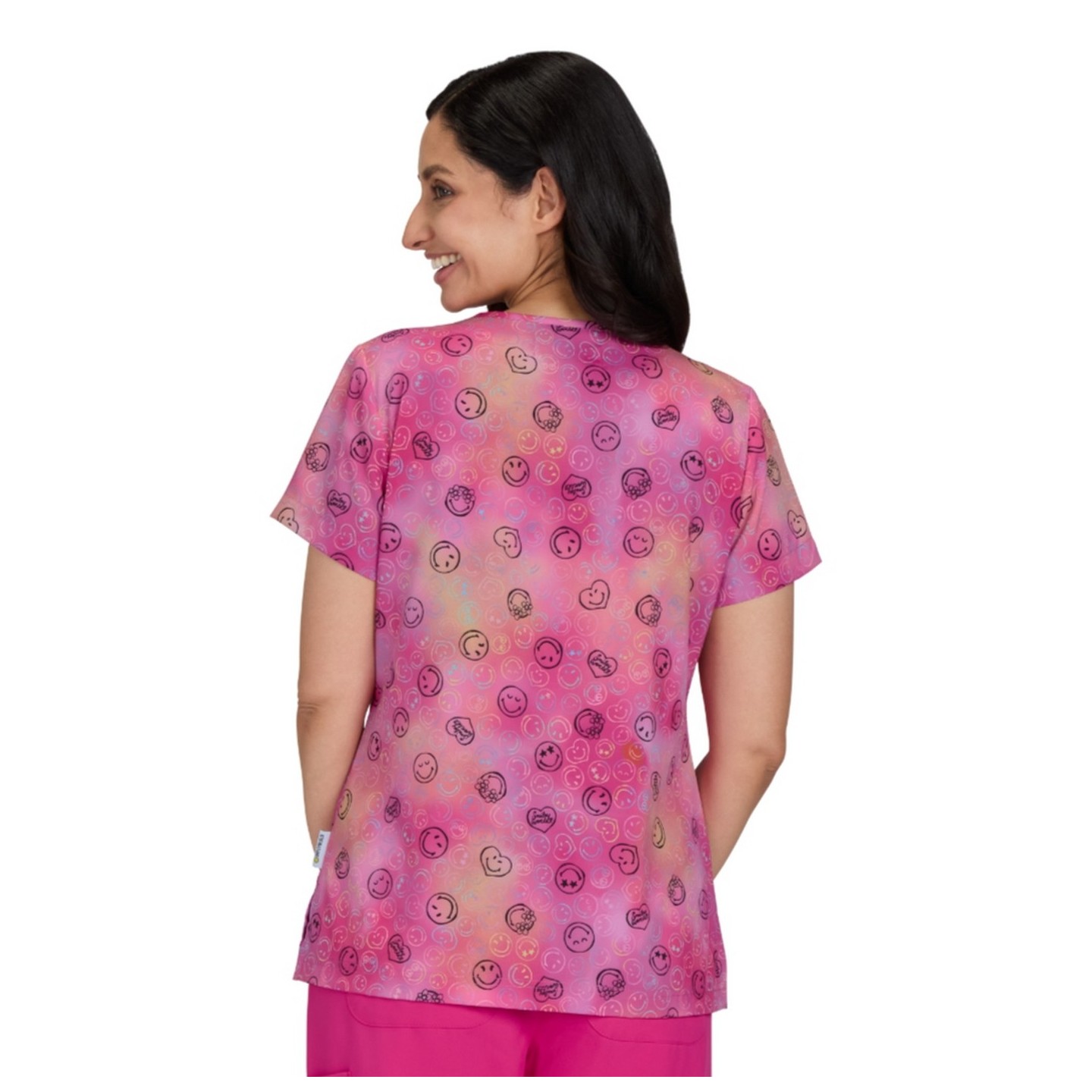 S103PR Smiley World Amazed Tuckable Print Top by koi - Lovely Smile