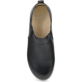 Meara Black Waxy Milled Slip-On by Dansko