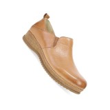 Meara Tan Waxy Milled Slip-On by Dansko