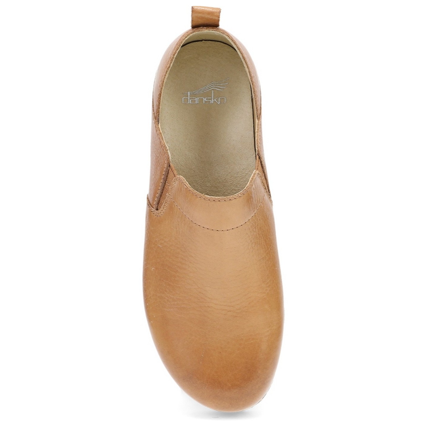 Meara Tan Waxy Milled Slip-On pour Femmes par Dansko