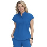 1093 koi Basics Ari Split Neck Top