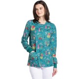 CK321 Cherokee Genuine Veste d'Échauffement Imprimer à Fermature de Pression - Sleigh My Name