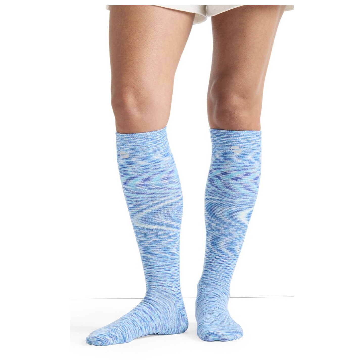 LX Support Outer Space Unisex Medium Compression Knee High Socks with Arch Support by Cherokee