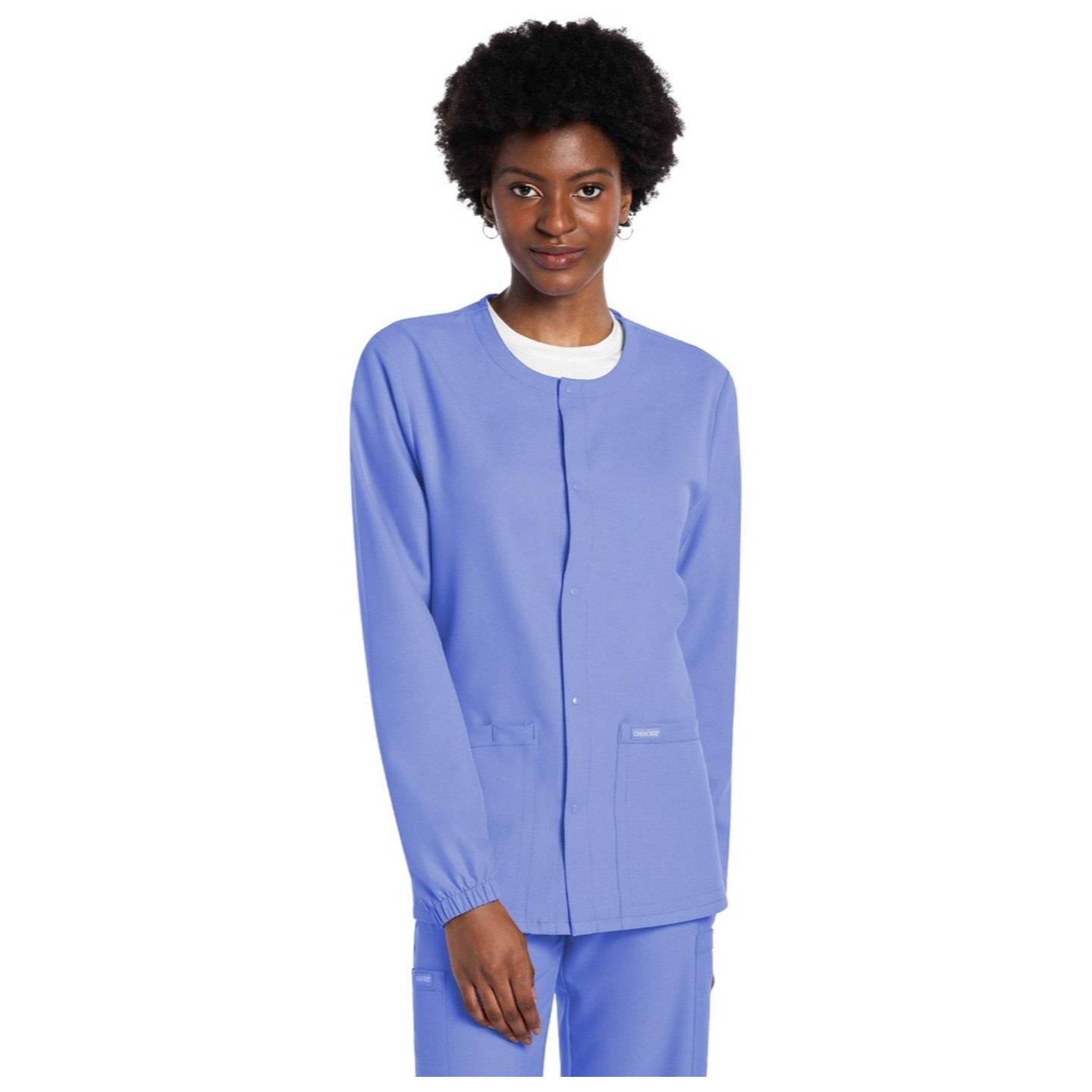 CK393A WW Originals Ultra Unisex Snap Front Warm Up Jacket by Cherokee