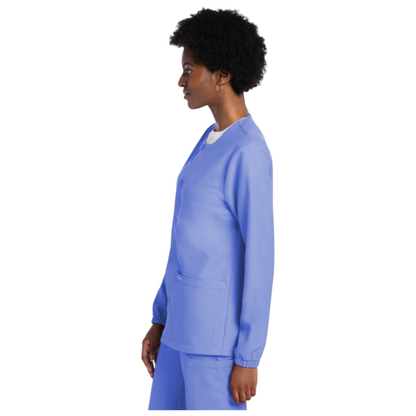 CK393A WW Originals Ultra Unisex Snap Front Warm Up Jacket by Cherokee