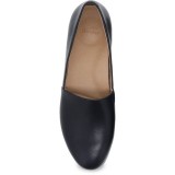 Larisa Black Milled Nappa Leather Women's Flat by Dansko 