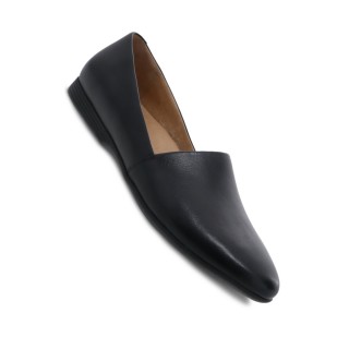 Ballerines Plats Larisa Black Milled Nappa pour Femmes par Dansko