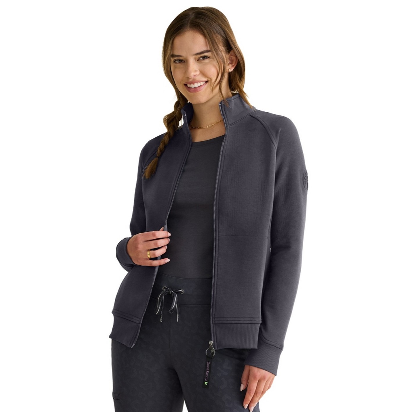 HH300F Karma Cozy 5 Pocket Warm Up Jacket by Healing Hands