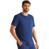 HH701 Healing Hands HH360 Men's Shane Mandarin Collar Top