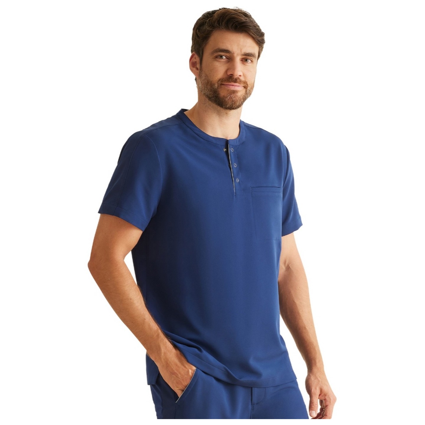 HH701 Healing Hands HH360 Men's Shane Mandarin Collar Top