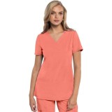 MC702 Amp 3 Pocket V-Neck Top with Flex Panels by Med Couture