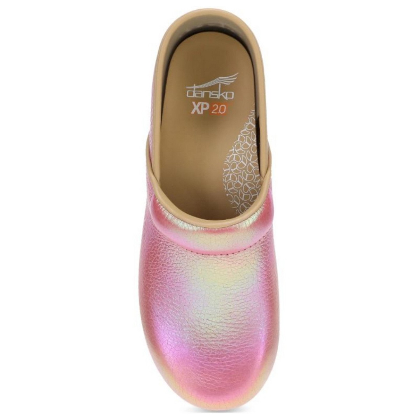 XP 2.0 Pink Iridescent Leather Slip Resistant Women's Clog by Dansko