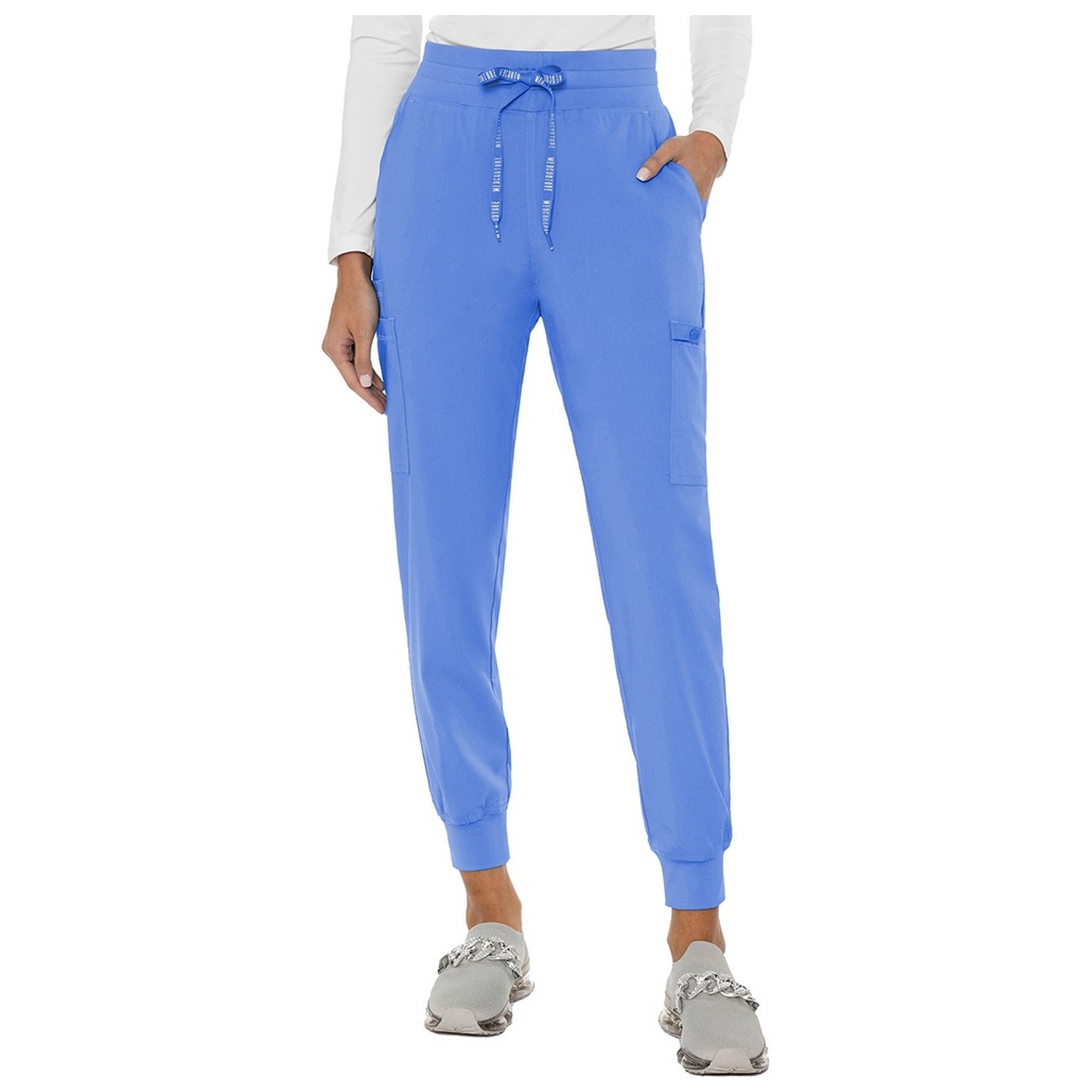 MC7705 Touch Double Cargo Jogger Pant by Med Couture 