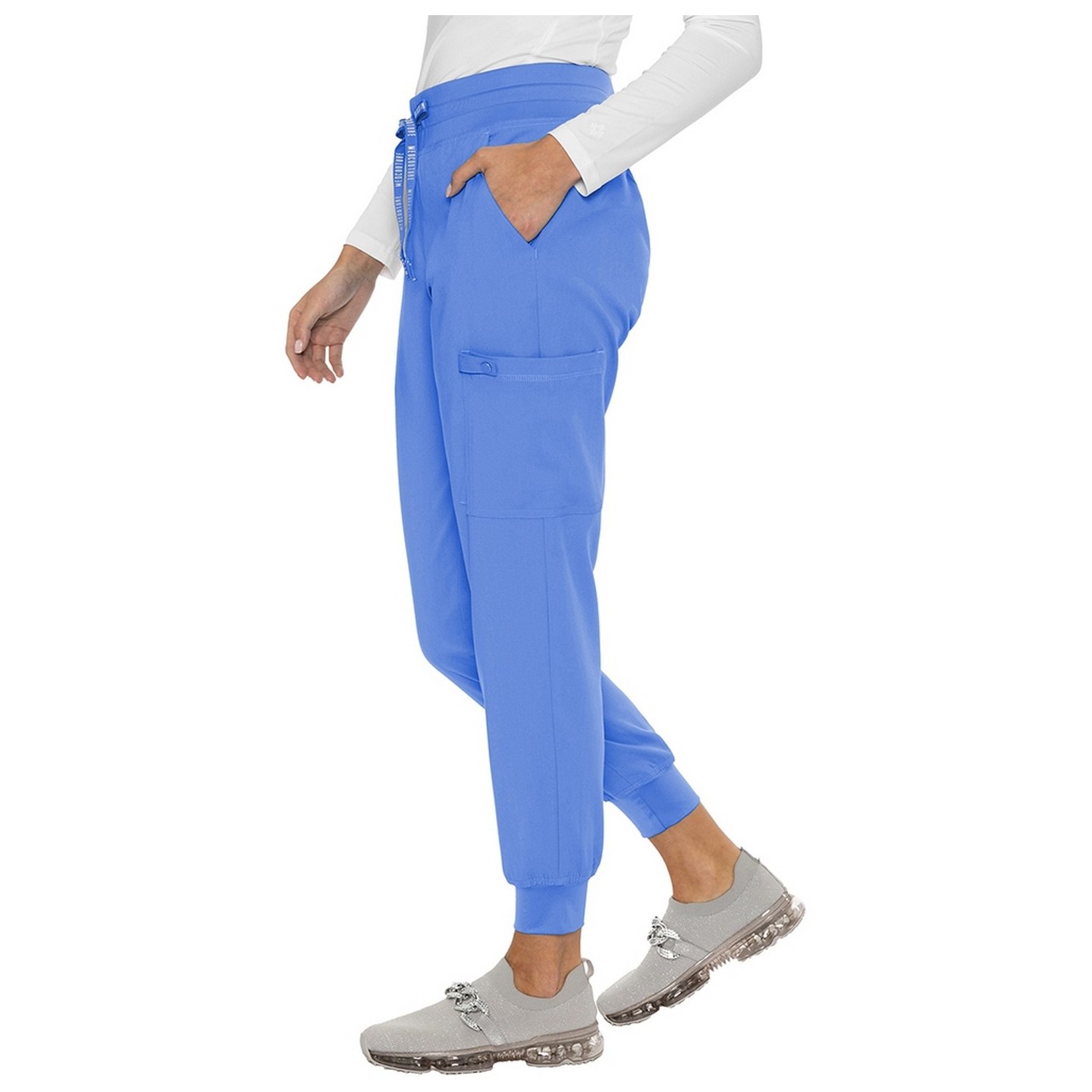 MC7705 Touch Double Cargo Jogger Pant by Med Couture 