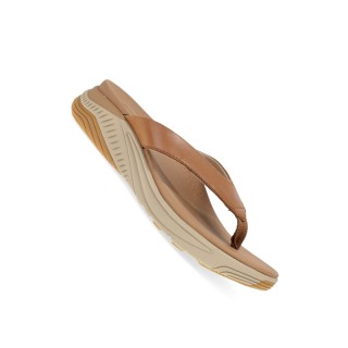 Rosemary Tan Calf Flip Flop Actif par Dansko