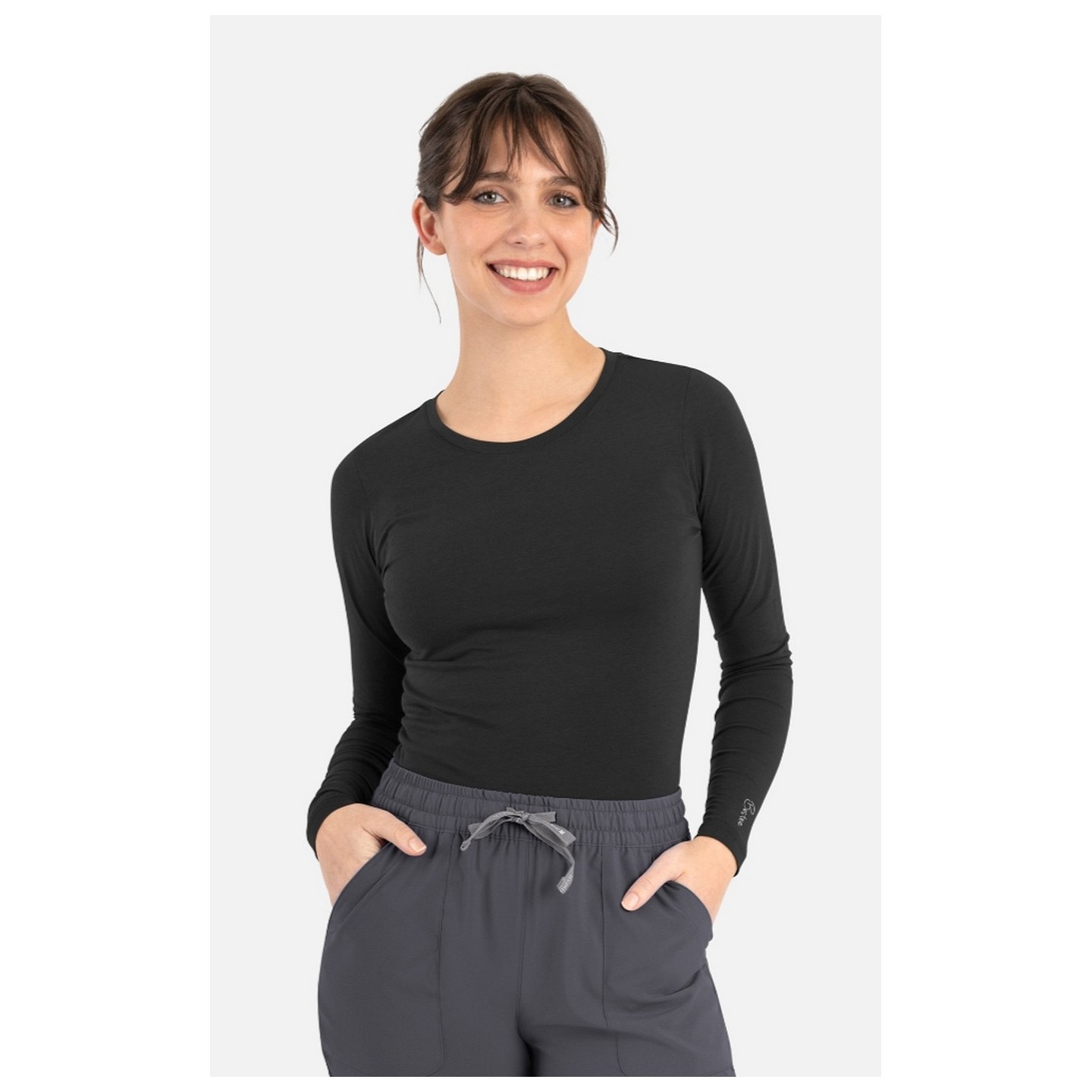 6909 Maevn Bestee Long Sleeve Scrub Undershirt Tee