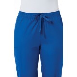 9726P Petite Red Panda Women's Elastic Waist Straight Leg Cargo Pant by Maevn