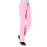 9726T TALL Red Panda Women's Elastic Waist Straight Leg Cargo Pant by Maevn