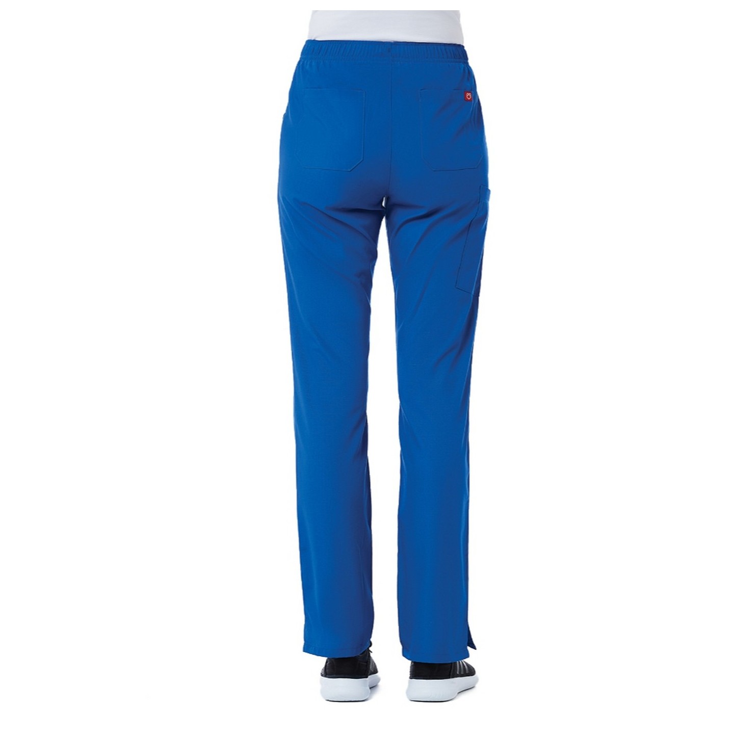 9726T TALL Red Panda Women's Elastic Waist Straight Leg Cargo Pant by Maevn