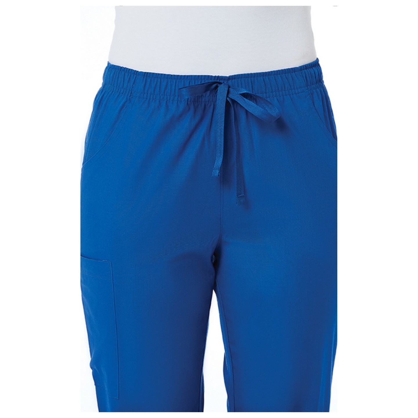 9726T TALL Red Panda Women's Elastic Waist Straight Leg Cargo Pant by Maevn