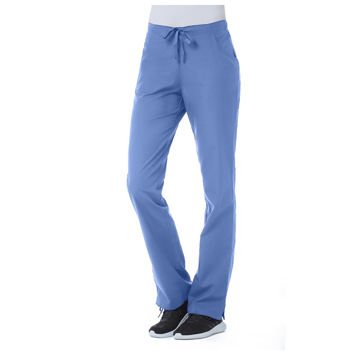 9716 Red Panda Pantalon à Taille Demi Élastique pour Femmes par Maevn