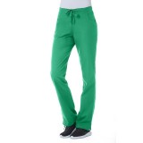 9716 Red Panda Half Elastic Waist Straight Leg Pant by Maevn